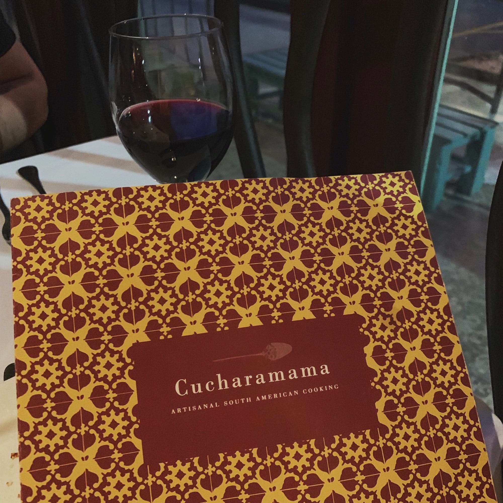 cucharamama wine menu
