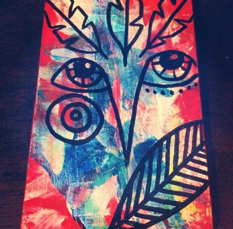 Brightening up my apartment with a Robyn Thompson original