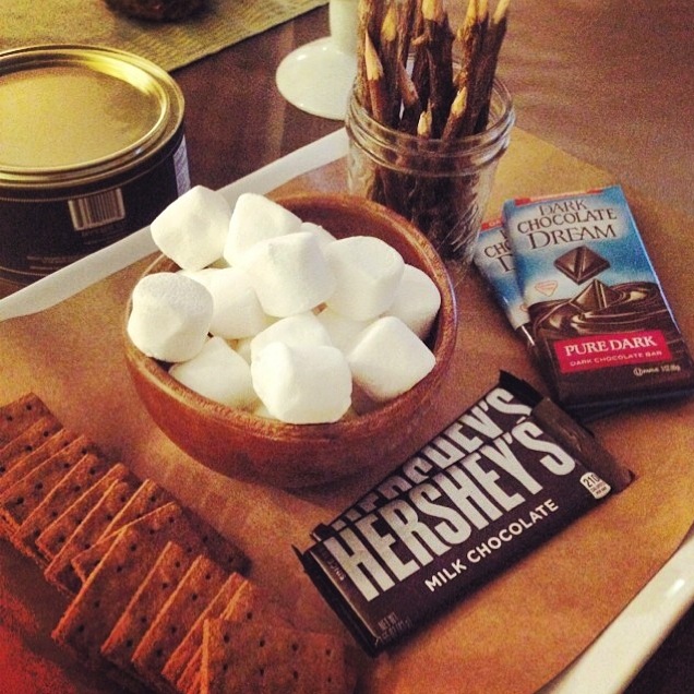 smores camping