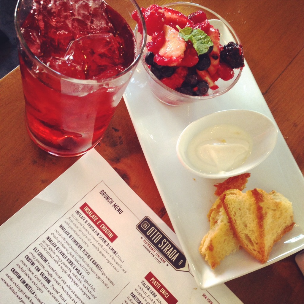Otto Strada brunch menu