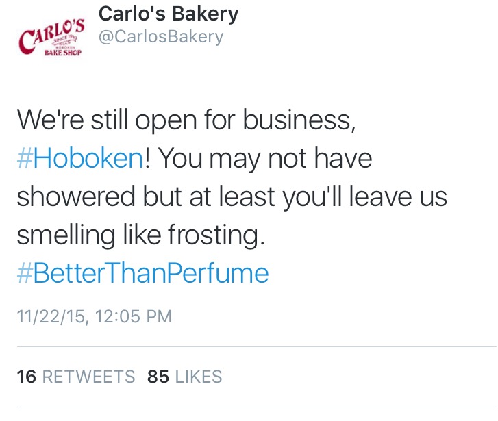 hoboken girl watermain break 2015 tweets