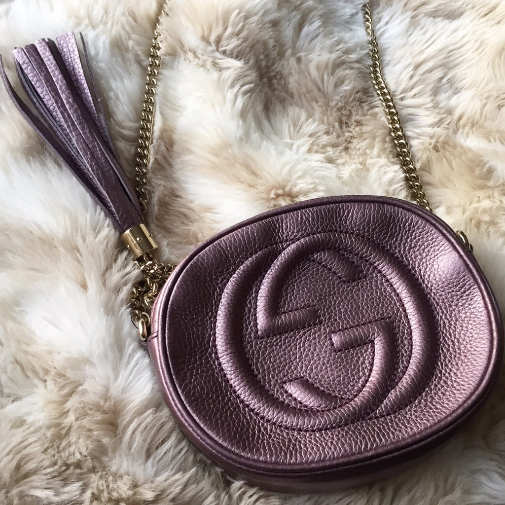 purple gucci hoboken girl