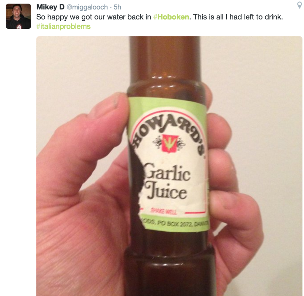 hoboken girl water main break twitter h2opocolypse