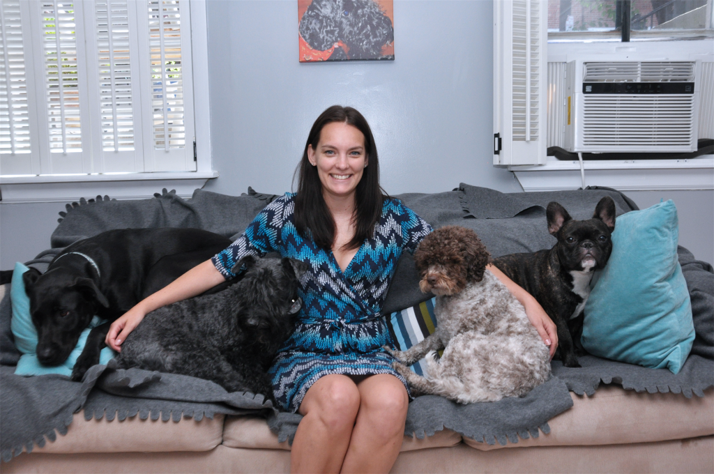 heather gaida trusty tails hoboken girl of the week pierre frenchie