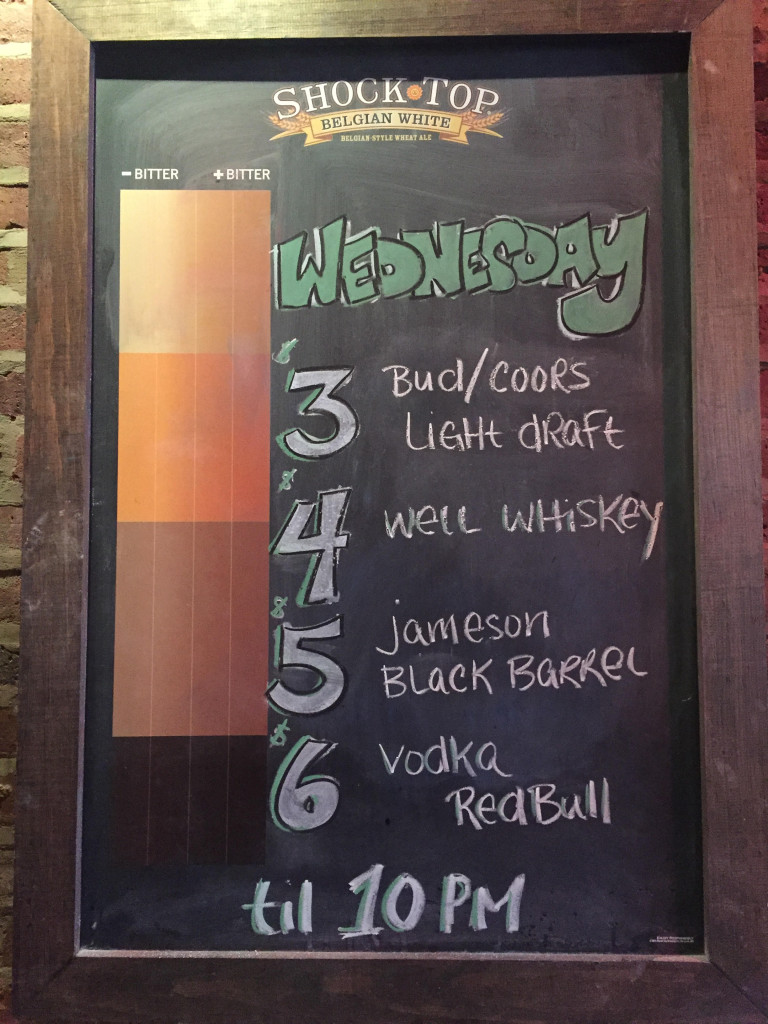 ale house wednesday