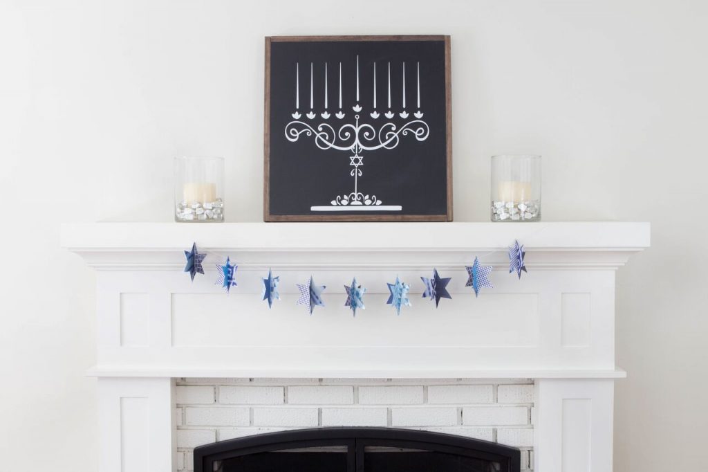 peace.love.light. hanukkah decorations