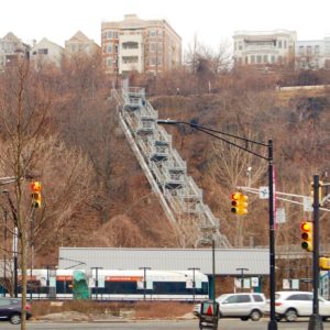 light rail steps weehawken west new york