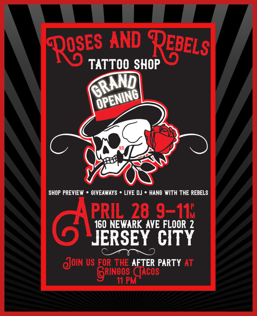 roses and rebels tattoo shop jersey city