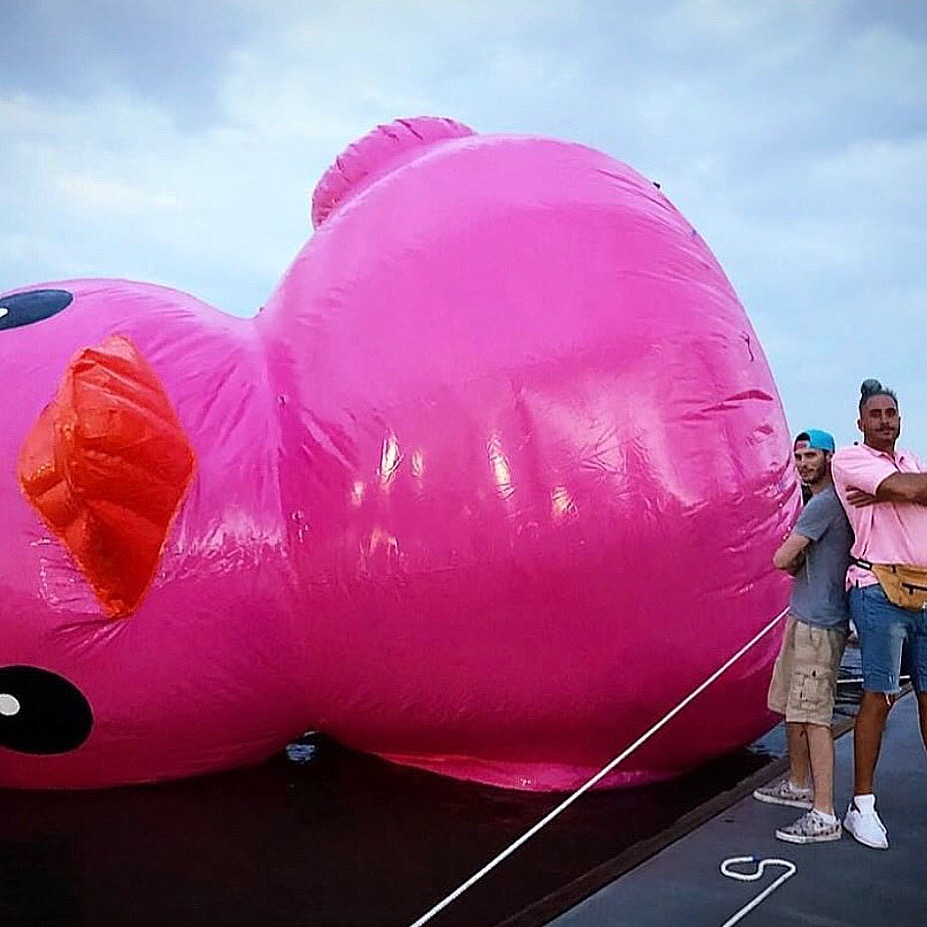 The Brave Men Behind Pier 13's Big Pink Duck Rescue - Hoboken Girl