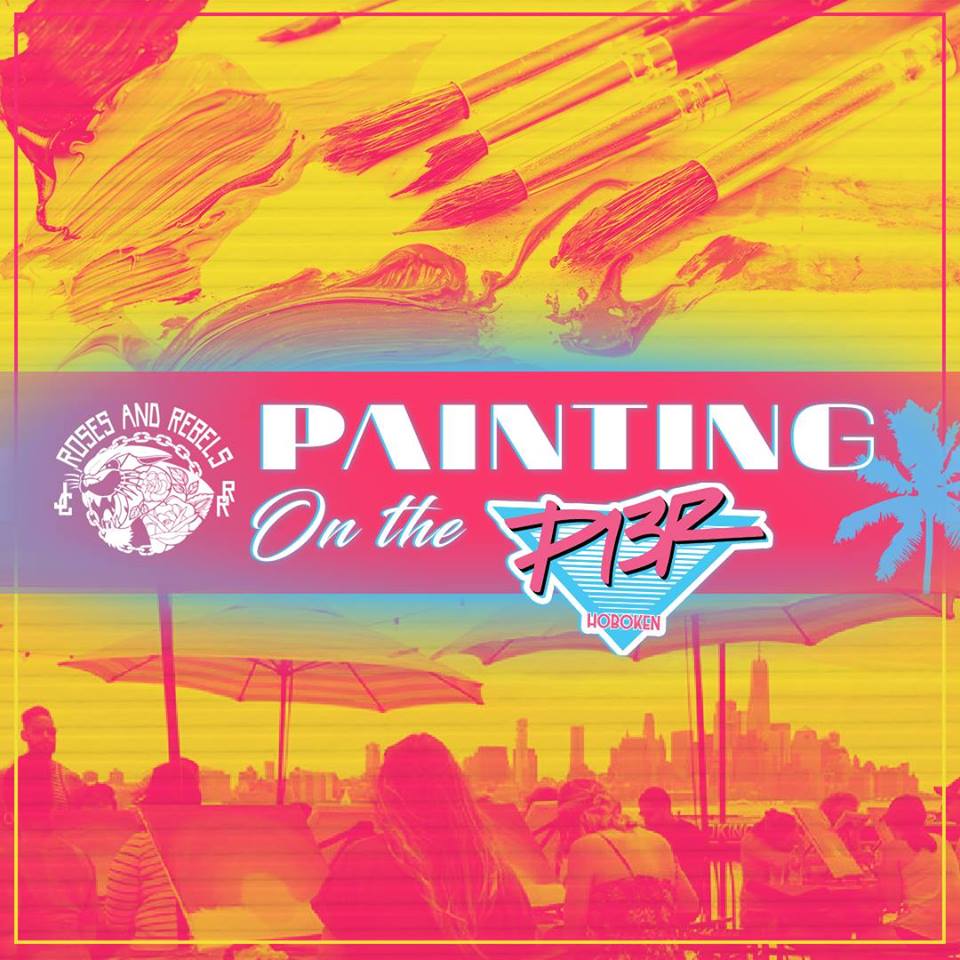 painting on pier hoboken 