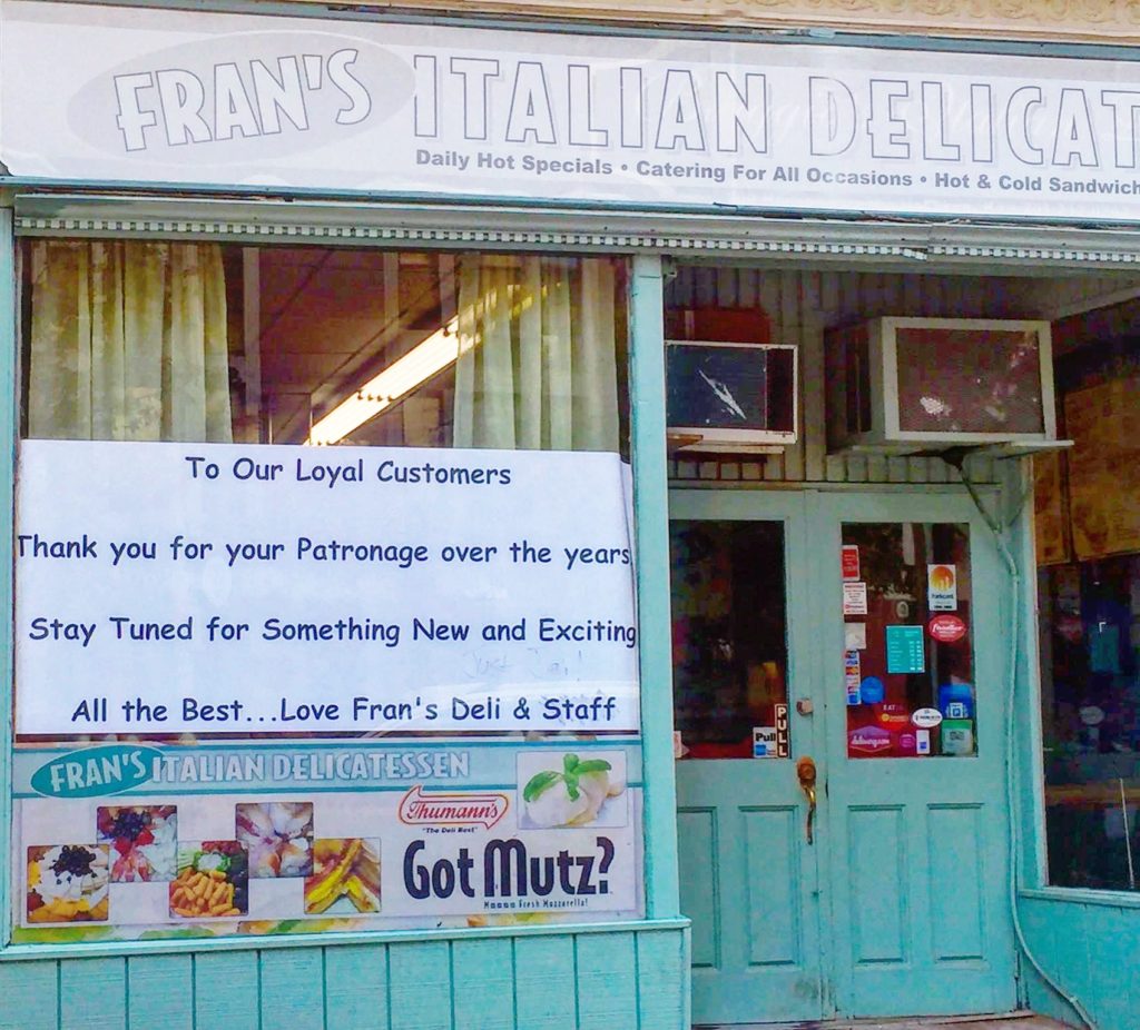 Frans deli closes hoboken jersey mikes