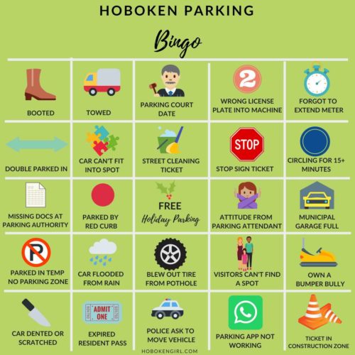 hoboken parking bingo hoboken girl