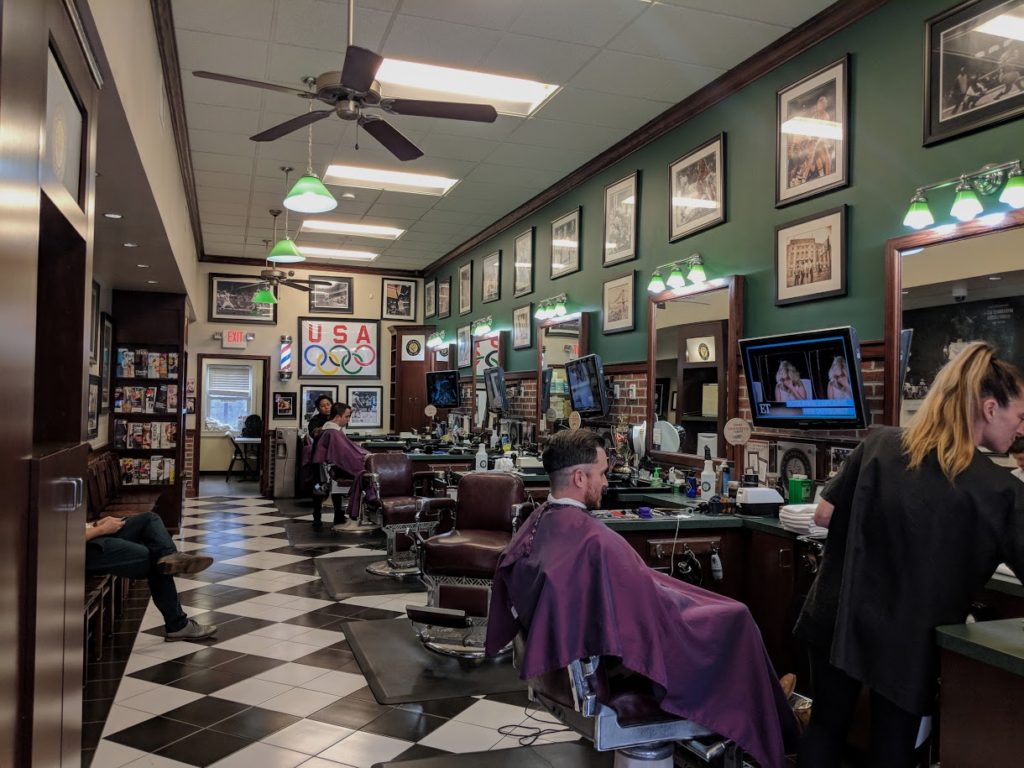 v barbershop hoboken men's haircut