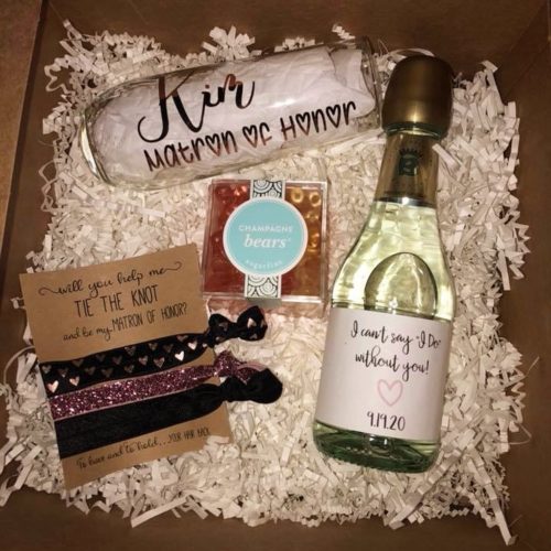 diy bridesmaid boxes