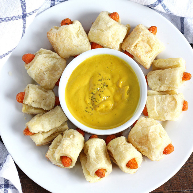 neurotic mommy carrots in a blanket