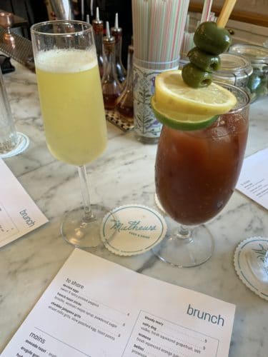 new year's day brunch 2019 mathews mimosa bloody mary