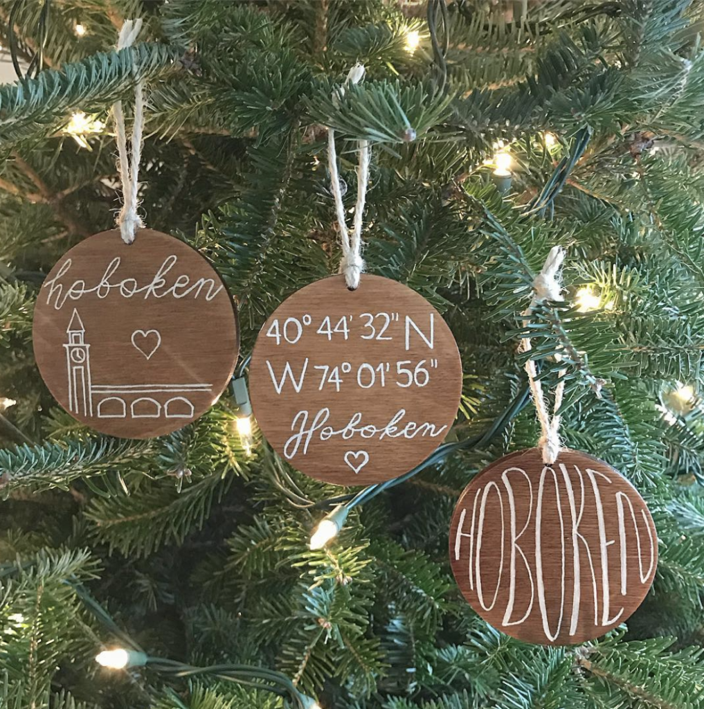 hoboken hello etsy ornaments
