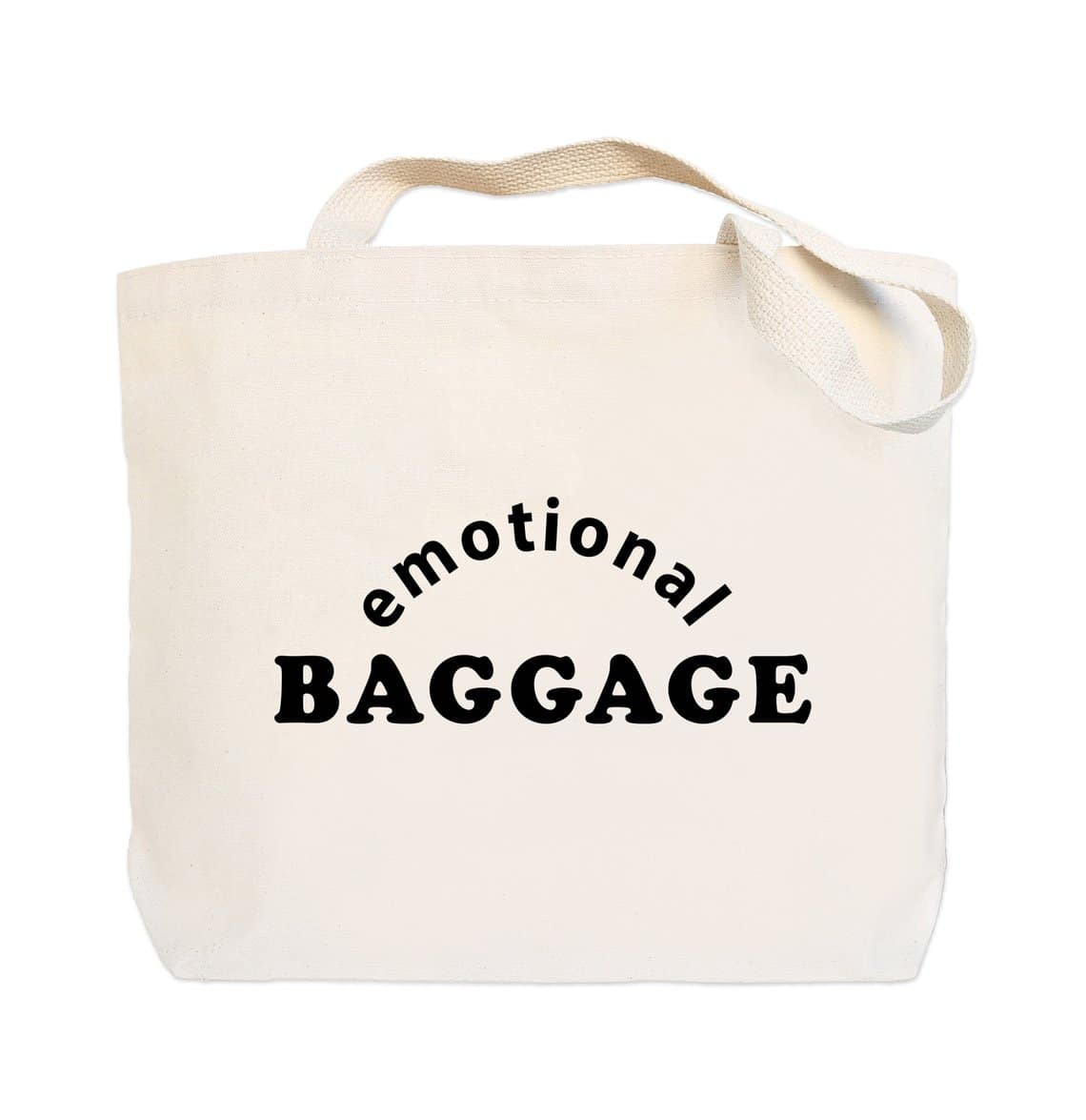 emotional baggage tote