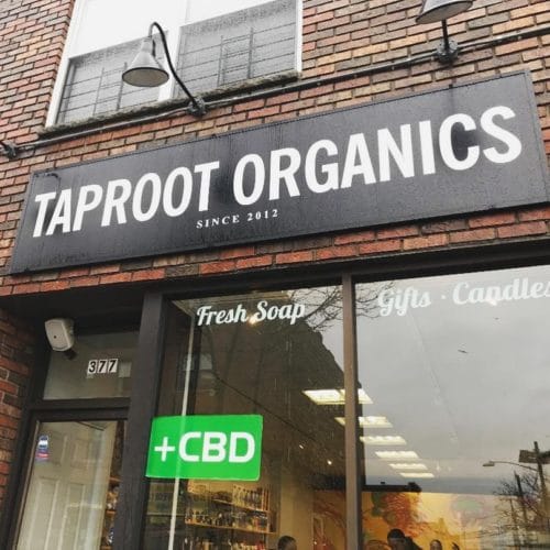 taproot organics outside