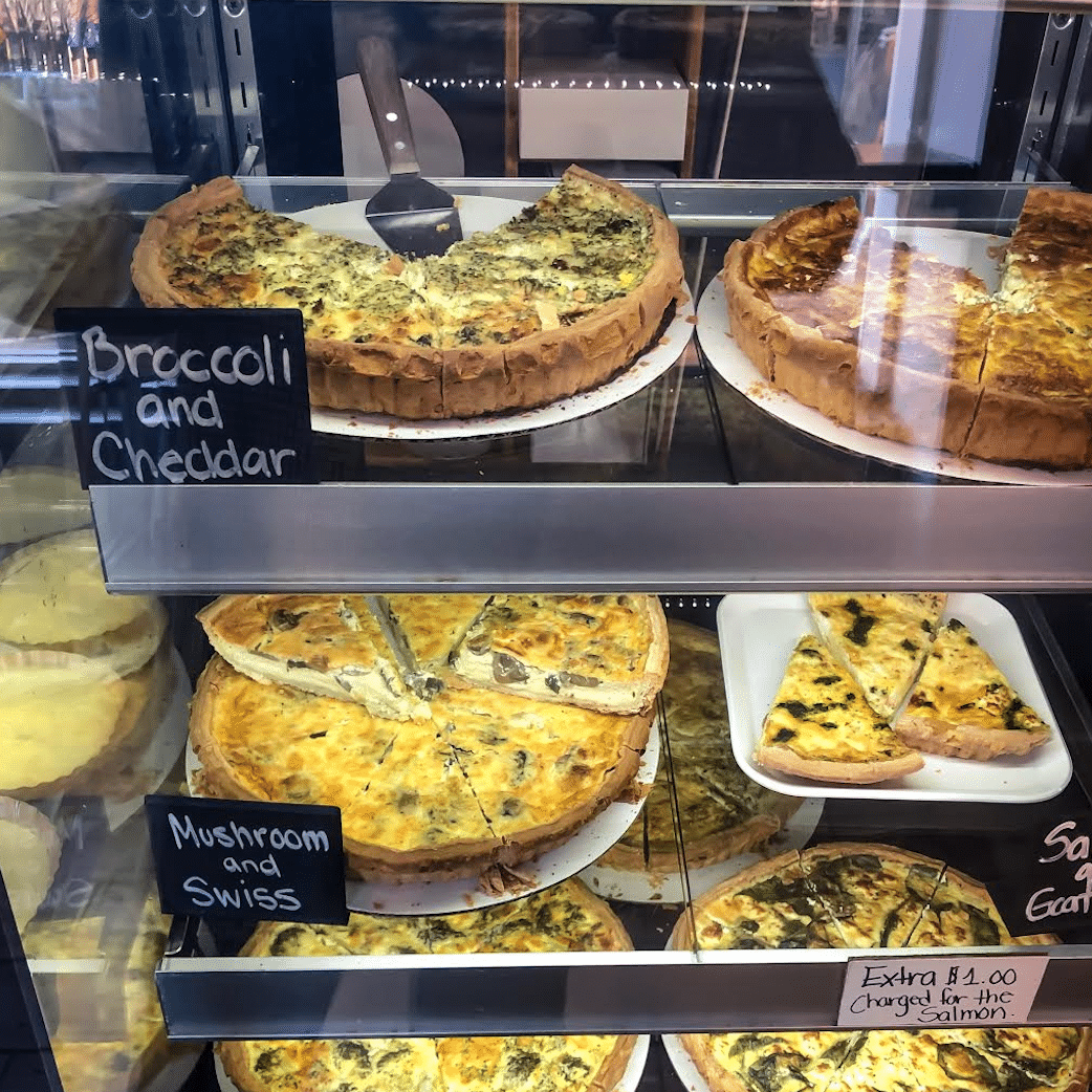 Cafe madelaine quiches