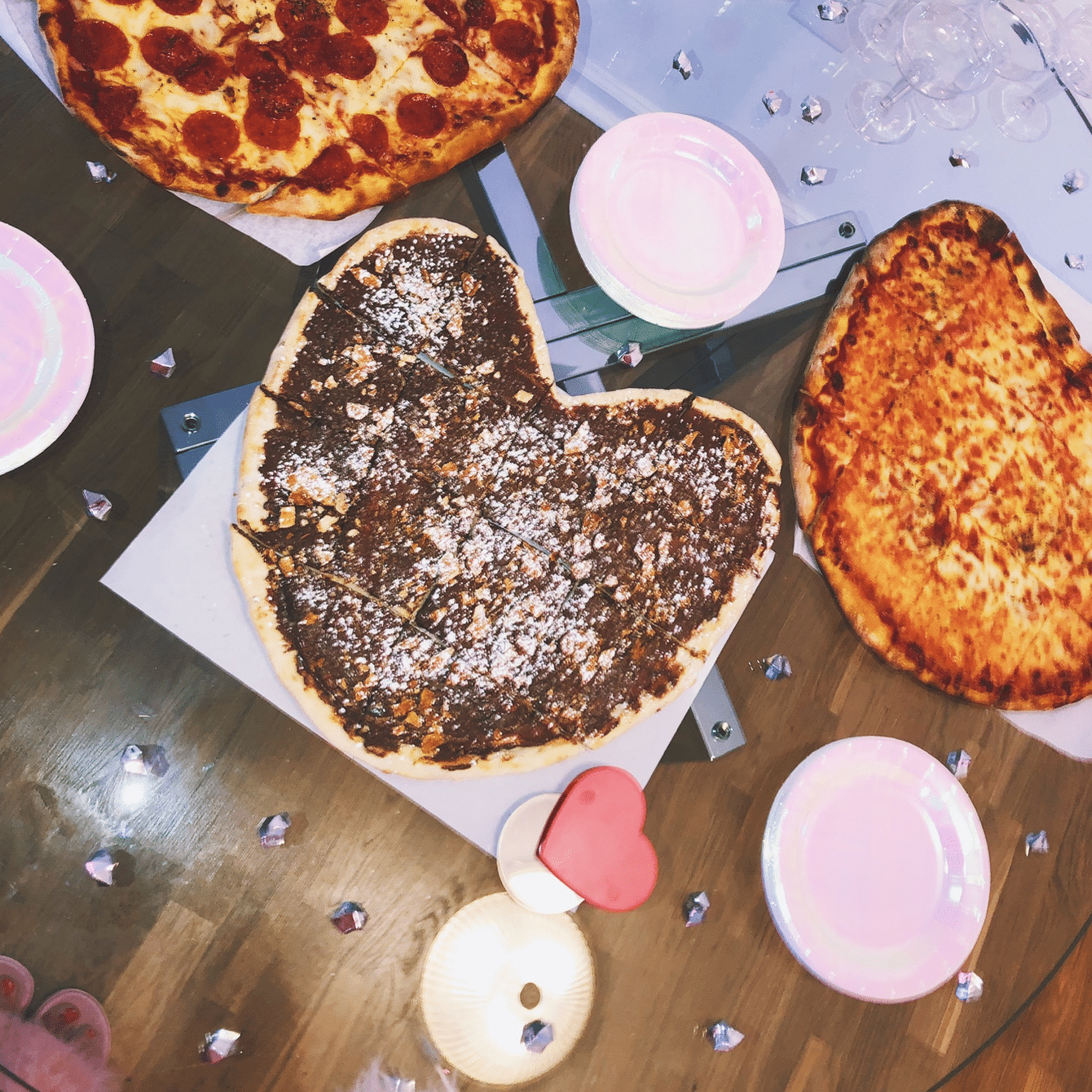Galentines pizza
