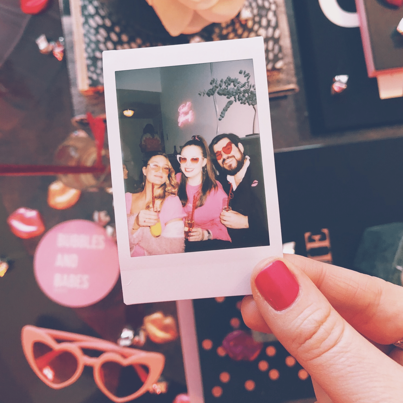 Galentines polaroids