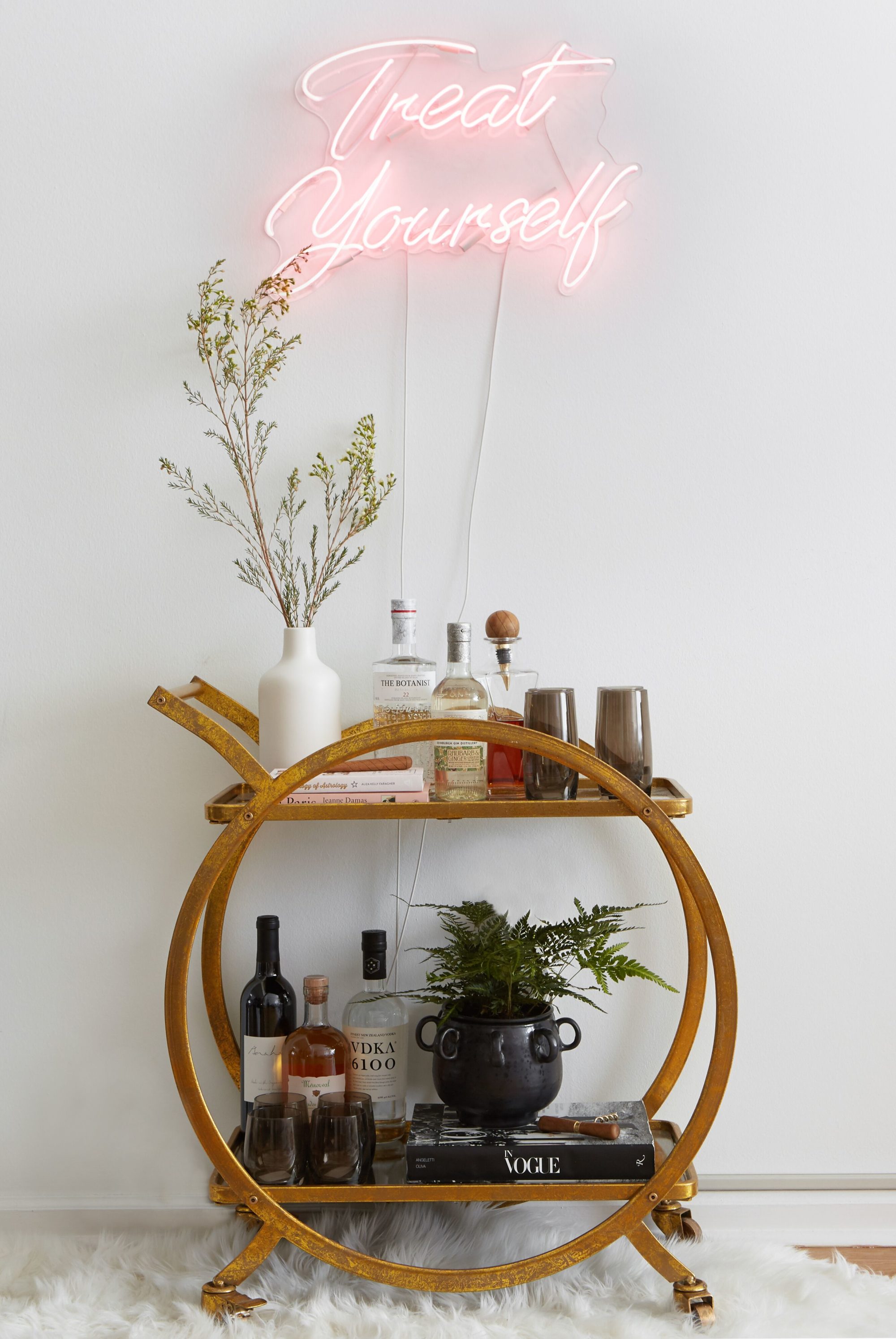 danielle pam bar cart