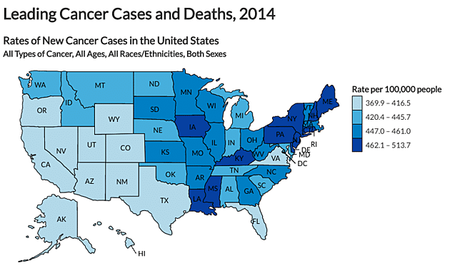 leading cancer cases and deaths