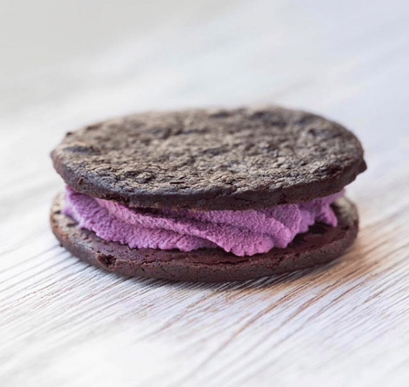 purple womens month cookie