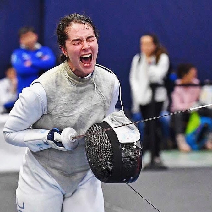 jackie dubrovich fencing team