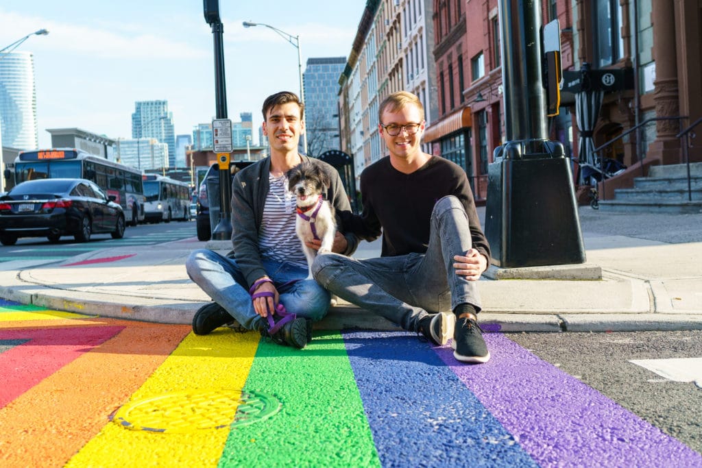hudson county pride couple