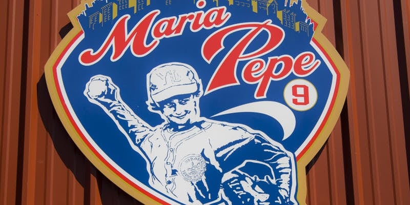 maria pepe little league baseball celebration