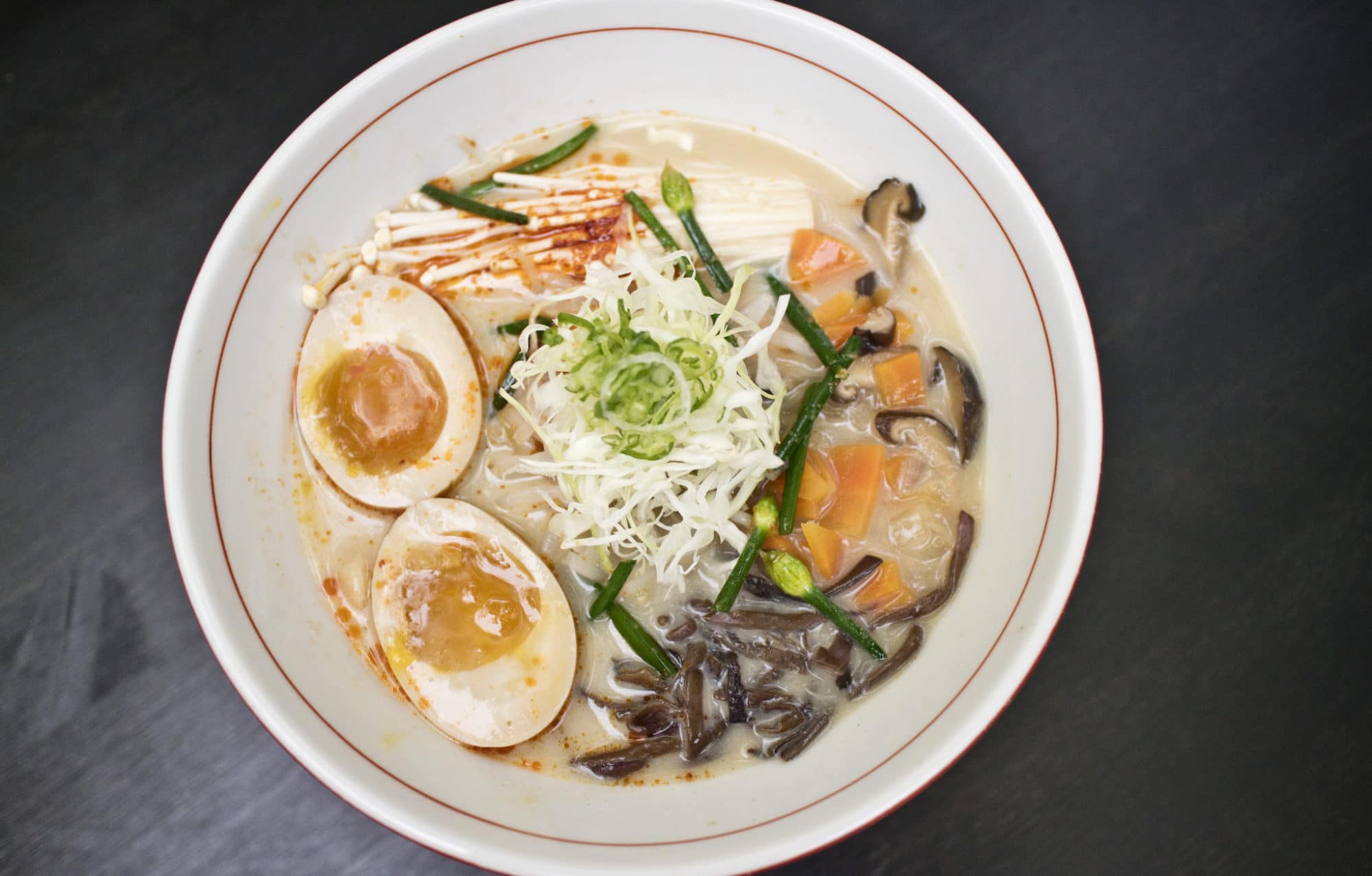vegetarian ramen bowl