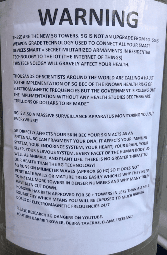 5g hoboken poles