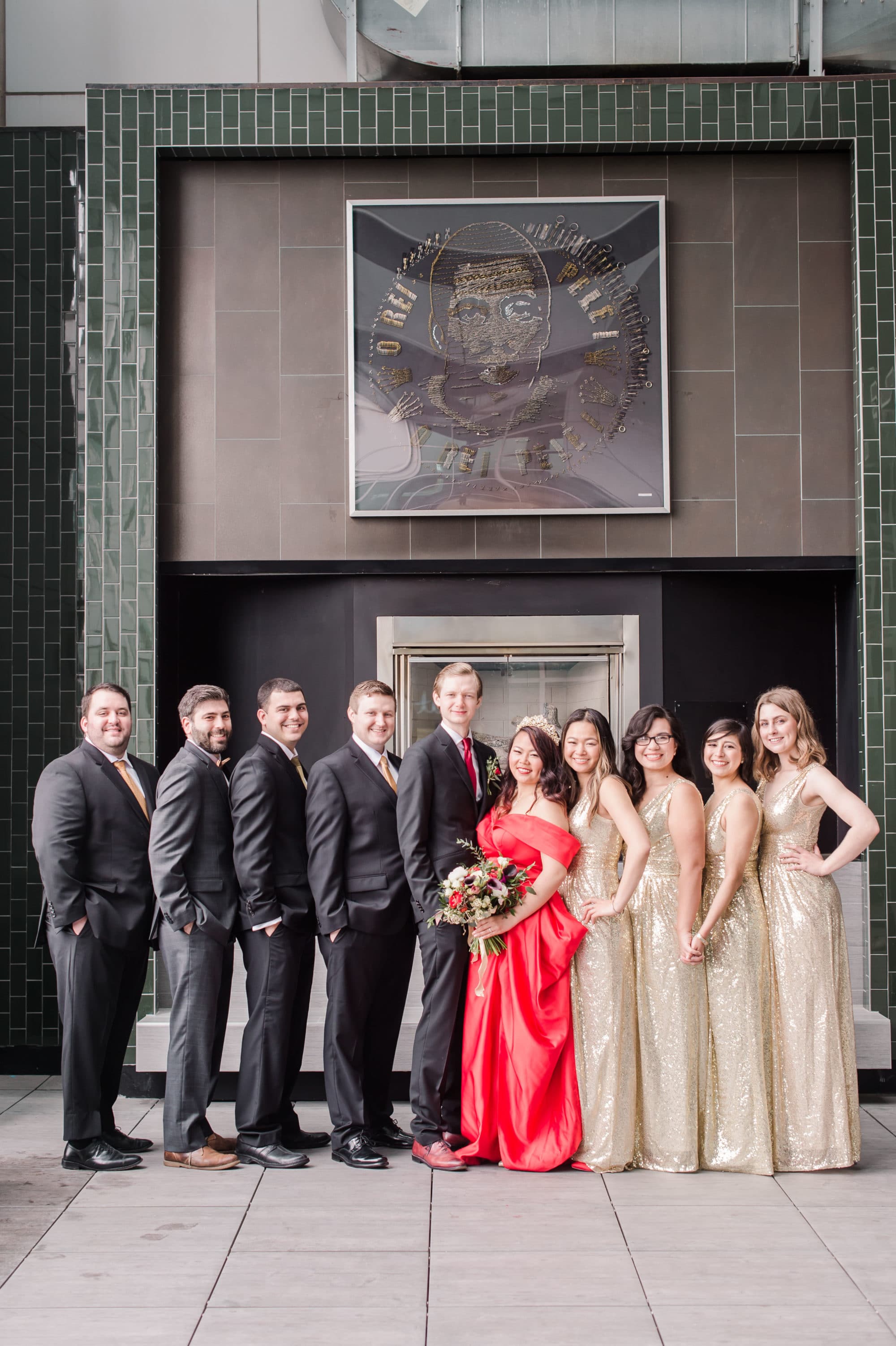kimberly tom wedding party