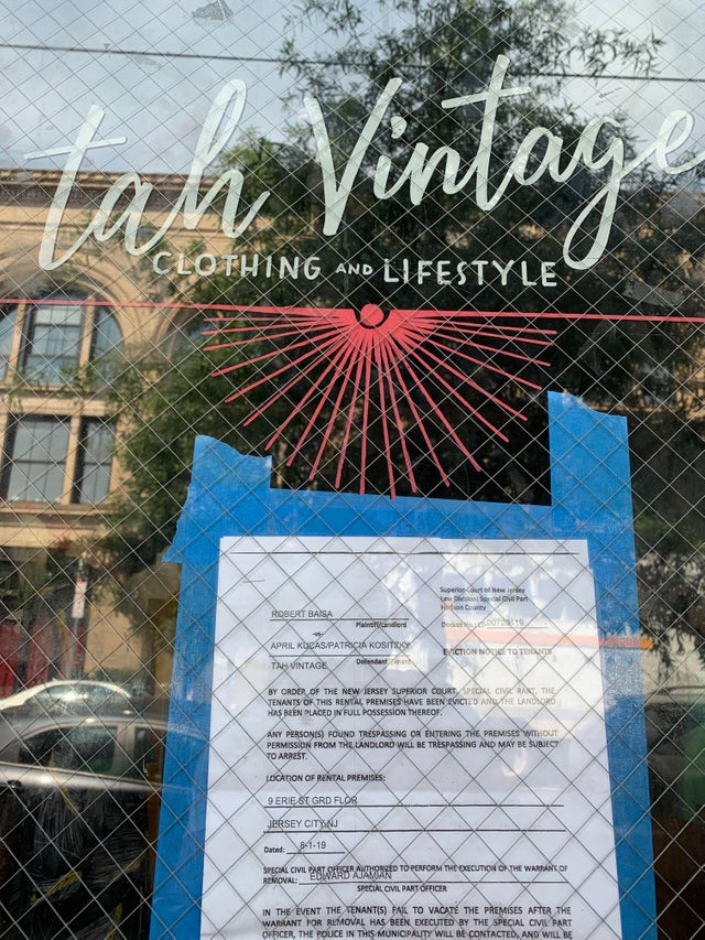 tah vintage evicted jersey city