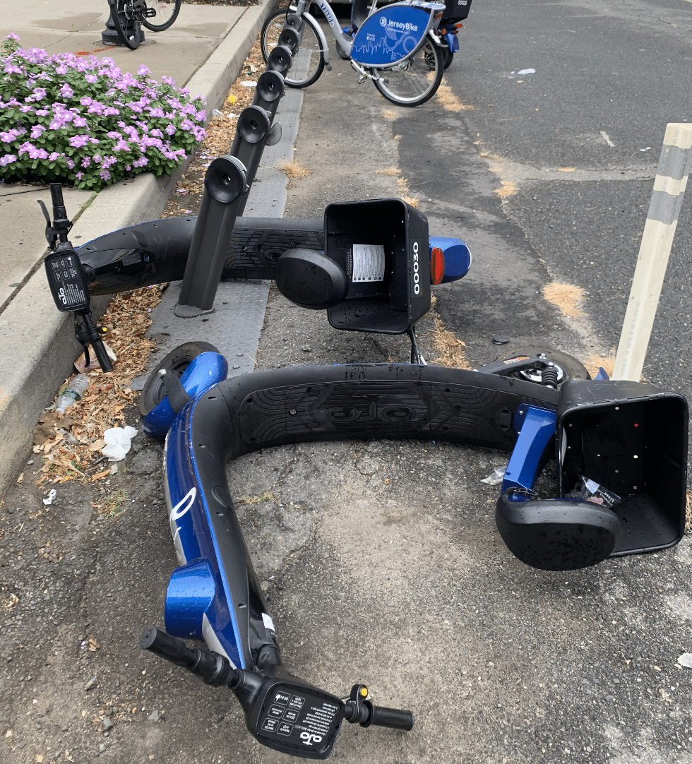 ojo scooters banned hoboken