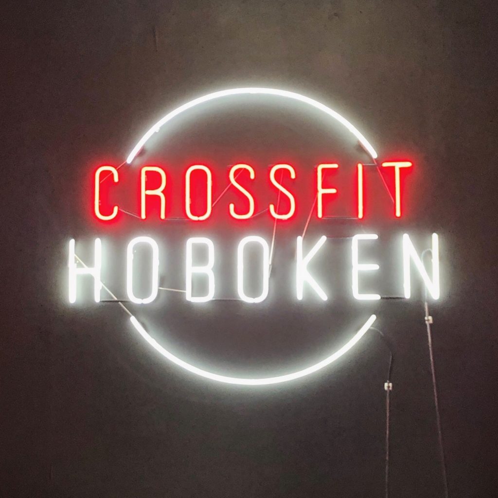 crossfit hoboken sign