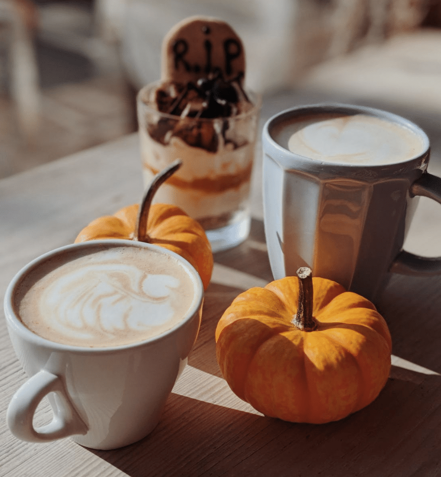 fall coffee latte drinks jersey city