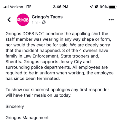 gringos tacos management