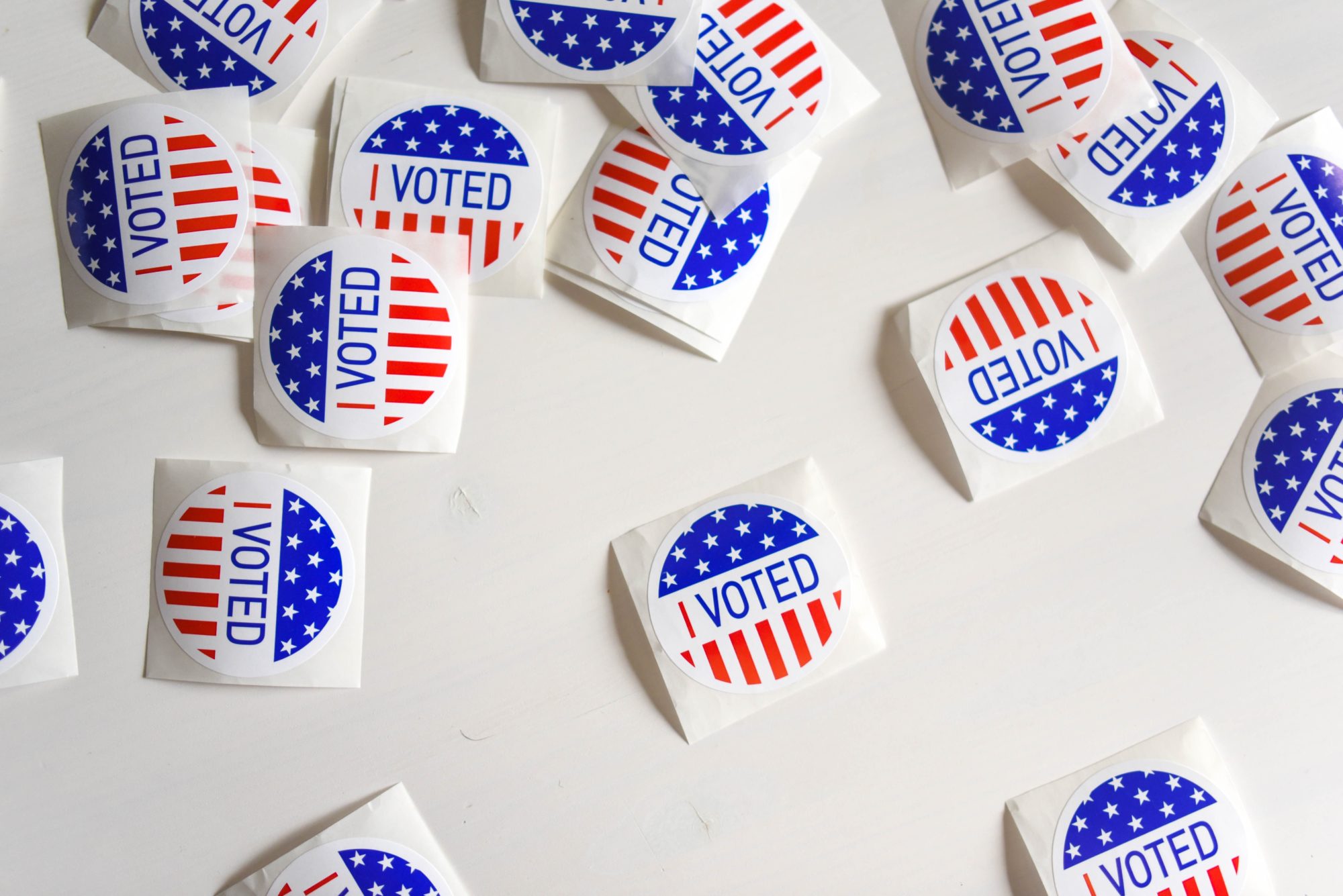 i voted button