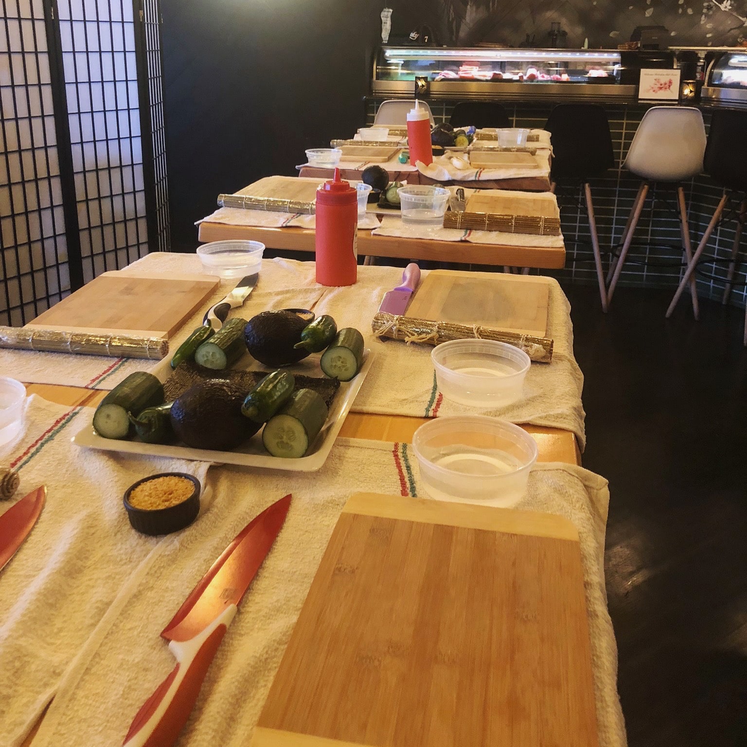 sushi making class saku