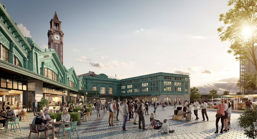 terminal hoboken market rendering
