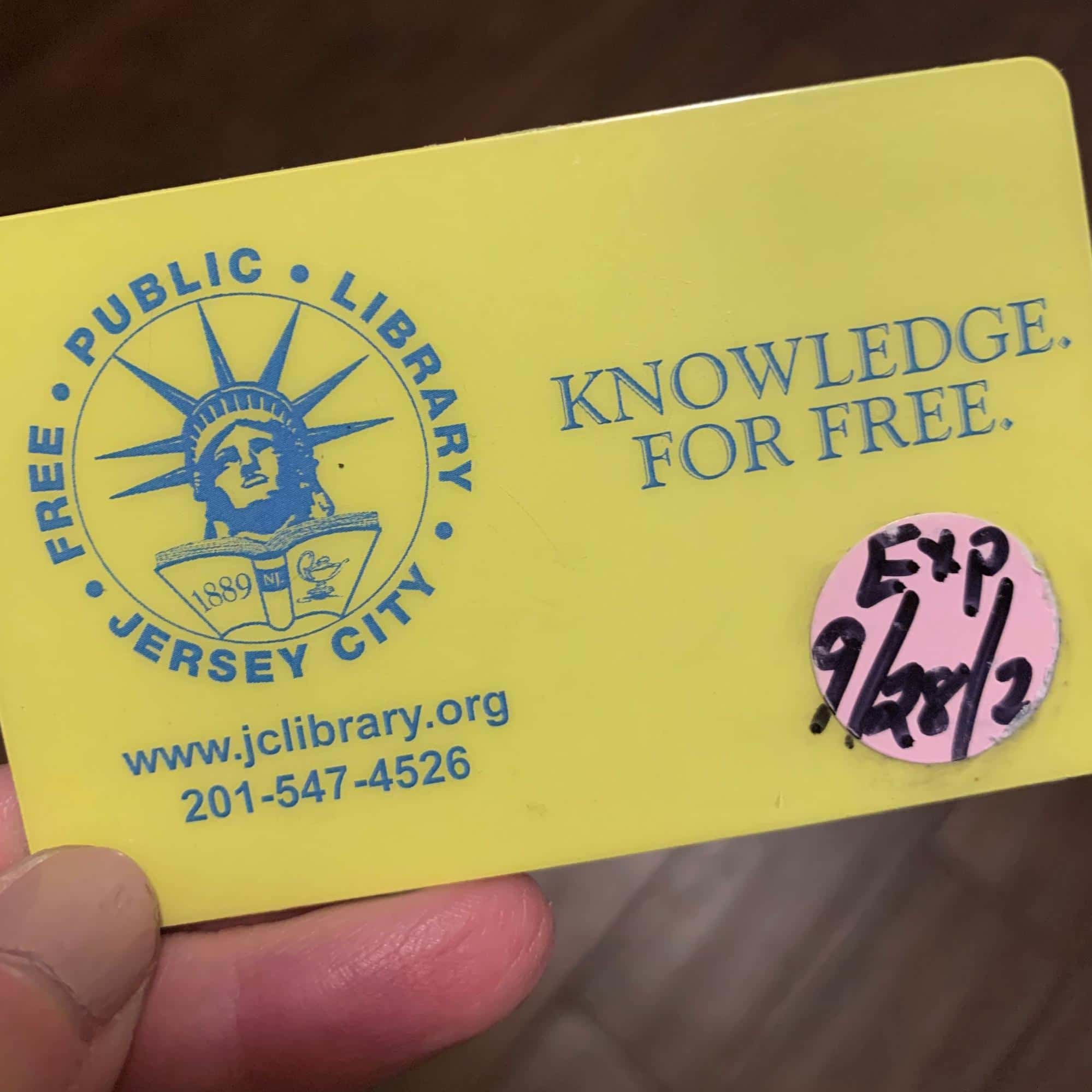 jersey city library card