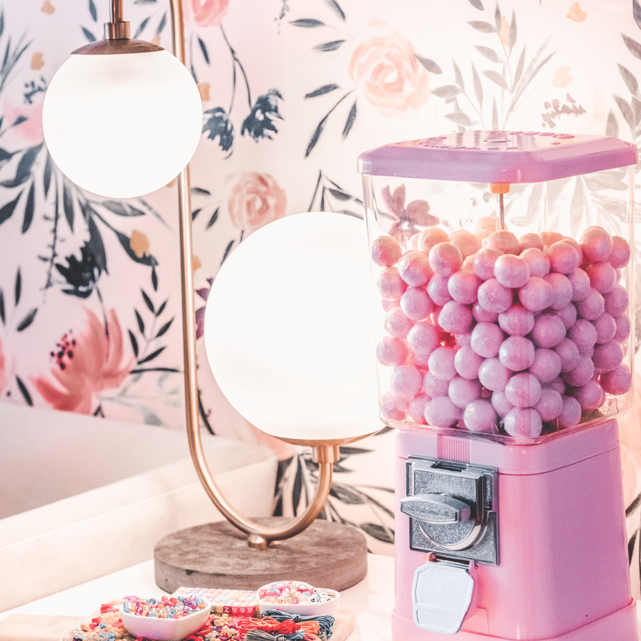 gum ball galentines day