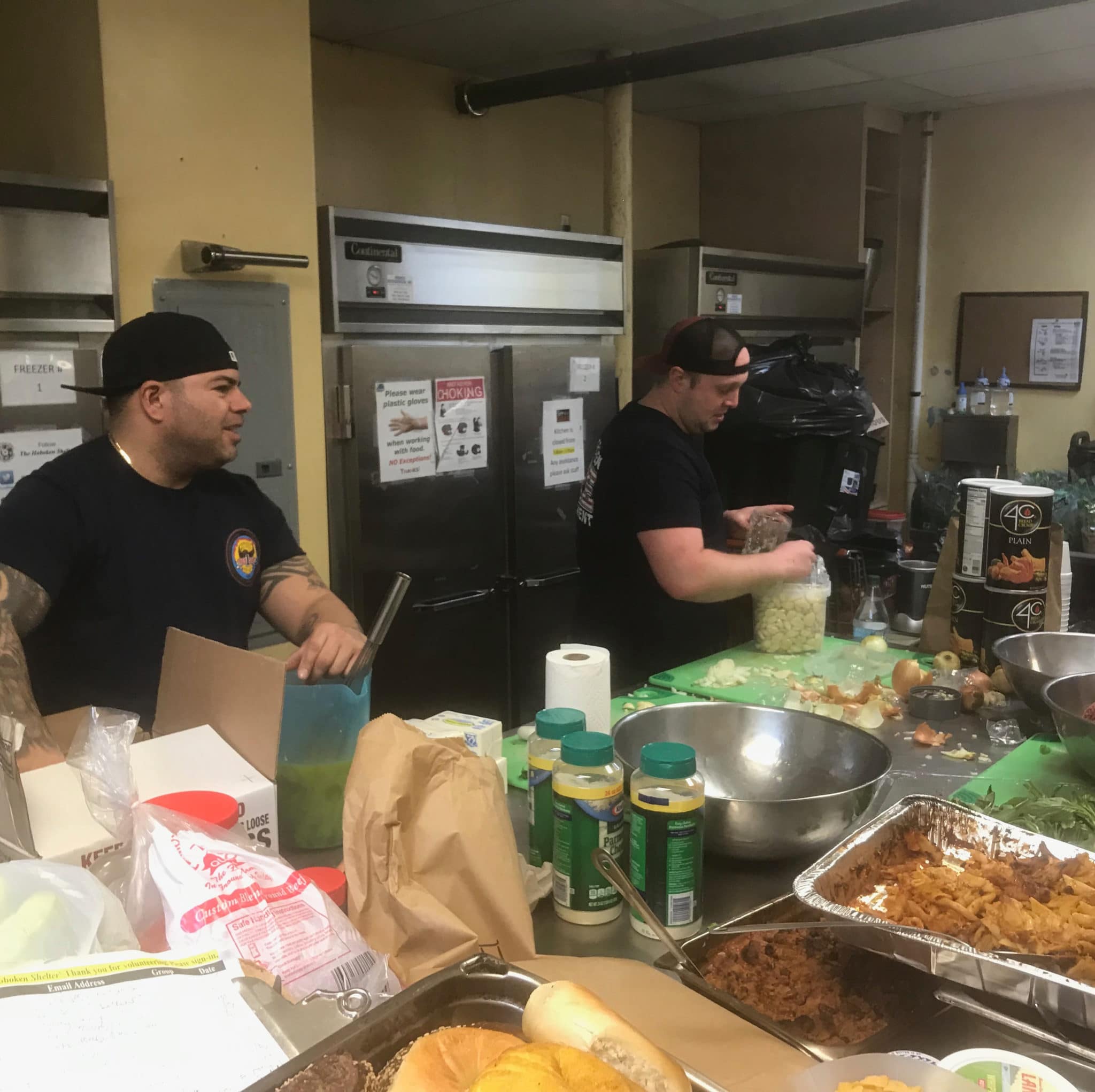 hoboken fire department cooking