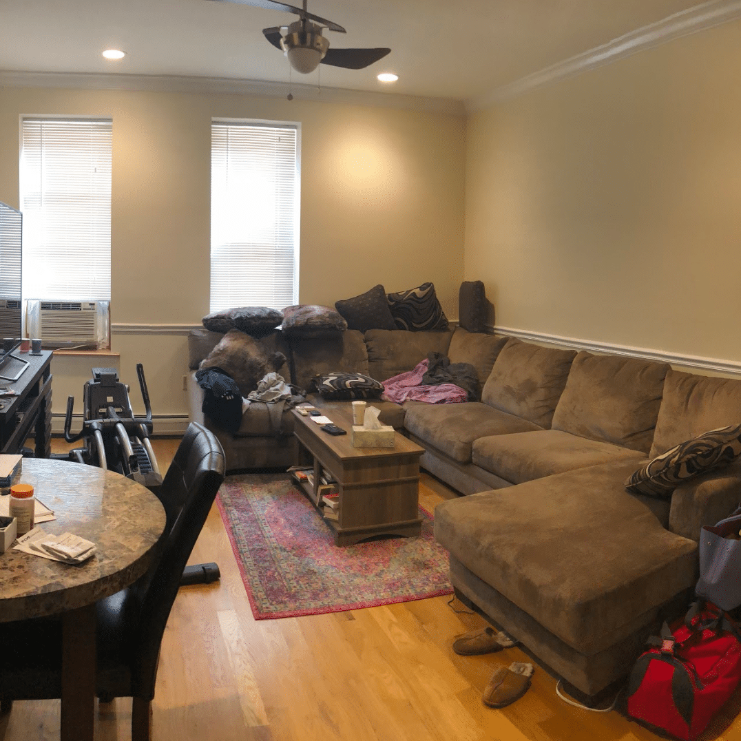 living room before