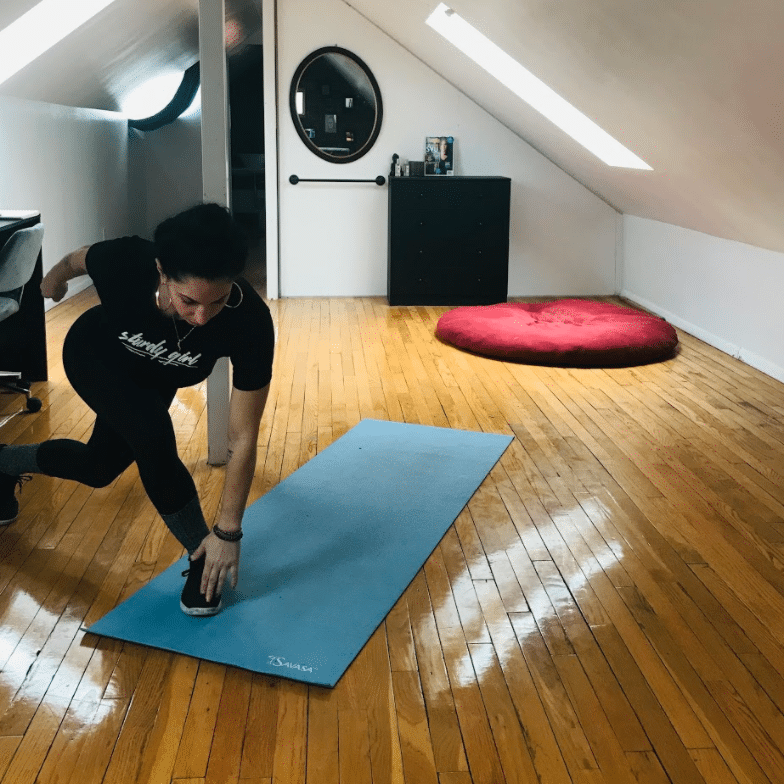 lunges solo workout