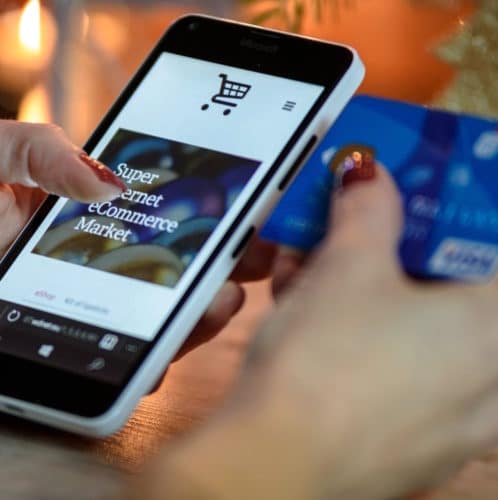online shopping stock photo