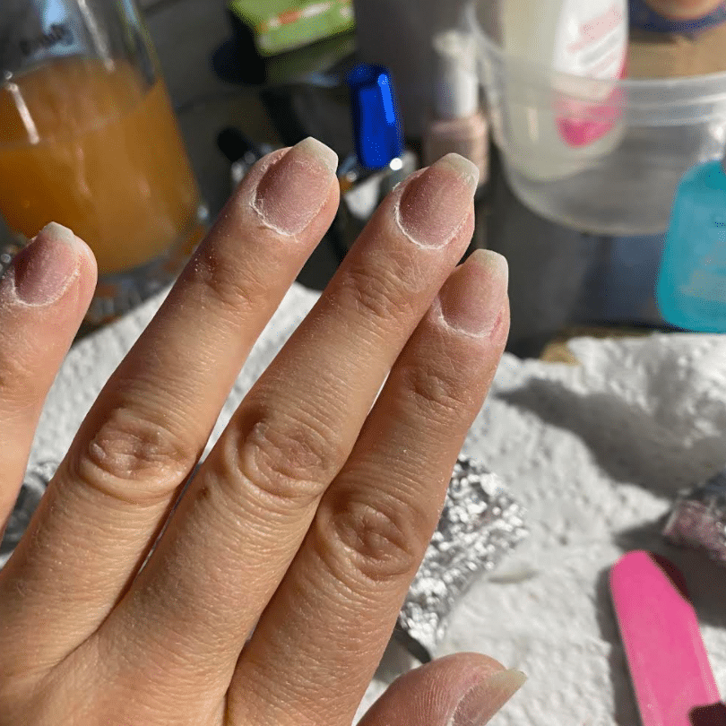 at home color gel manicure